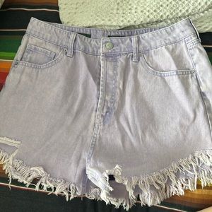Wild fable high rise purple shorts